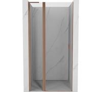 Mexen Mist L - Porta doccia girevole, 105 cm, trasparente, rame spazzolato