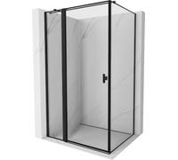 Mexen Mist T Box Doccia Orientabile Sinistra 75x85 Telaio Nero