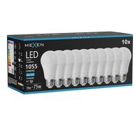 Mexen Nova 10x Lampadina LED E27, A60, 10W, Fredda - 6500K, 1055 lm - L100-E27-1065-01x10 95814 5907931021645