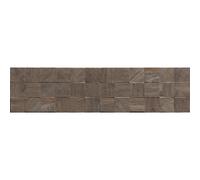 Mexen Riga Lyon Choco piastrella in gres porcellanato smaltato rettificata G1, piastrella effetto legno per pareti 120 x 30 cm, 97446 5907931905150