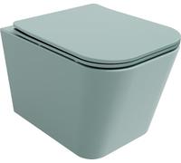 Mexen Teo - Vaso WC Rimless con abbassamento automatico Slim Duroplast verde chiaro opaco