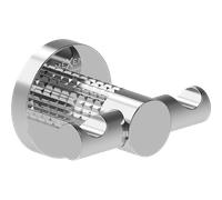 Mexen Triv doppio gancio per asciugamano, cromo - 70A33012-00 94316 5905315733139