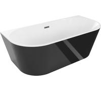 Mexen Vasca da bagno ovale autoportante vicino alla parete, 160 x 80 cm