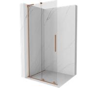 Mexen Velar L Pannello doccia scorrevole Walk-in 100 x 200 cm, trasparente 8 mm, rame spazzolato - 871-100-003-03-65 42308 5905315301987