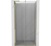 Mexen Velar L - Porta scorrevole, 90 cm, trasparente, oro