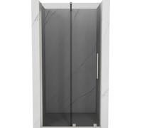 Mexen Velar - Porta scorrevole per doccia, 90 cm, grafite, nichel spazzolato