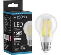 Mexen Vintis Lampadina a filamento LED E27, A60, 12W, Neutro - 4000K, 1585 lm, clear - L150-E27-1240-00 95186 5905315979780