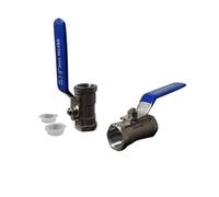MEXEWORD 1 pz 3/4'' DN20 1/2'' DN15 BSPT Valvola a Sfera for Tubi in Acciaio Inossidabile SS304 Valvola a Sfera ON-off filettata Femmina Valvola Diretta Dritta(DN15)