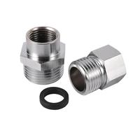 MEXEWORD 1 pz M18 a 1/2" 3/4" Adattatore filettato Maschio 18mm Filettatura Pompa Acqua Connettore Riduttore Serbatoio Acqua Raccordi Idraulici(M18-1I2)