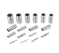 MEXEWORD 1 pz OD 6-38 mm 304 Acciaio Inossidabile connettore a Doppia Spina a 2 Vie Raccordo for Tubo Dritto Giunto Pagoda portagomma(14mm)