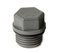 MEXEWORD 10 Pezzi 1/2 3/4 1 Pollice Tappo terminale filettato 20/25/32 mm Tappo Tubo di Scarico Raccordo terminale Tubo(Grey,25mm)