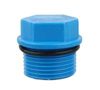 MEXEWORD 10 Pezzi 1/2 3/4 1 Pollice Tappo terminale filettato 20/25/32 mm Tappo Tubo di Scarico Raccordo terminale Tubo(Blu,25mm)