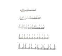 MEXEWORD 1PC 4 6 8 10 12mm Supporto for Tubo con Morsetto for Tubo Connettore for Tubo Morsetto for Tubo Flessibile Morsetto for Tubo Flessibile Morsetto for Tubo Flessibile(White,10mm)