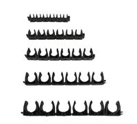 MEXEWORD 1PC 4 6 8 10 12mm Supporto for Tubo con Morsetto for Tubo Connettore for Tubo Morsetto for Tubo Flessibile Morsetto for Tubo Flessibile Morsetto for Tubo Flessibile(Nero,8mm)