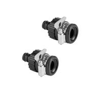 MEXEWORD 2 Pezzi 3/8'' Adattatore Universale Durevole for Rubinetto Raccordo for Tubo Flessibile in plastica Raccordo a Collegamento rapido Rubinetto Lavaggio Auto Irrigazione da Giardino