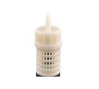 MEXEWORD 5 Pezzi di plastica ABS Filtro a Rete Copertura Tubo Pompa Acqua Ingresso Schermo Acquario impurità Acqua Sabbia Ghiaia Filtro Pagoda(1I2-4mm (ABS))