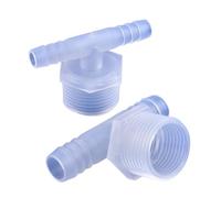 MEXEWORD 5 Pezzi G1/2'' G3/4'' connettore a T con Filettatura Maschio for Tubi, Giunto a T a Pagoda, Adattatore for Tubo Flessibile della Pompa Rio(6-G3I4-6)