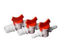 MEXEWORD Connettore rapido a innesto rapido for valvola a Sfera in plastica bidirezionale con Attacco for Tubo Flessibile da 4/6/8/10/12/16/20/25 mm.(4mm-4mm)