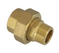 MEXEWORD DN15 DN20 DN25 DN32 DN40 Ottone Femmina Maschio Filettatura Diametro Uguale Spesso Giunto Flessibile Tubo Acqua Pezzo di Collegamento Filettato(1.2xDN32)