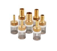 MEXEWORD Filtro in Ottone 6-19mm Filtro a Rete in Acciaio Inossidabile Filtro for Pompa di irrigazione da Giardino Filtro for Tubo di Protezione Filtro for Pulizia Filtro in Ottone 1 PZ(6mm)