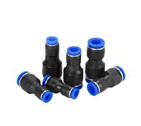 MEXEWORD Raccordi Pneumatici Raccordo in plastica Raccordo di riduzione PG for Tubo Flessibile Aria Acqua Tubo a Pressione Diritto Gas Collegamento rapido(6-4mm)