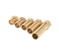 MEXEWORD Raccordo for Tubo di riduzione in Ottone, boccola Esagonale, Filettatura Maschio-Femmina BSP da 1/2" a 3/4'', raccordi for irrigazione a Goccia for acquari e Giardini(G3l4 to G1l2)
