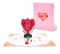 Mexgcom Pop-Up Viene Fornito con Una Busta e un Bigliettino, Può Essere Inviato Alla Fidanzata, Al Partner, All'Altro O A Qualsiasi Altra Persona Importante, Biglietto Regalo 3D (Albero dell'amore)