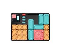 Mexgcom Super Slide Puzzle Rompicapo a Scorrimento, Palmare da Gioco Elettronico con Cursore Magnetico per Allenare il Cervello con Oltre 500 Livelli, Giocattolo Educativo per Bambini e Adulti