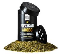 Mexican Adobo Rub Condimento Artigianale Premium Mix di Spezie per BBQ Grigliate e Cotture con Peperoncino Aglio e Origano per Carne Pollo Fajitas Tacos Verdure 175g