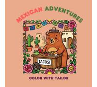 Mexican Adventures Coloring Book for Adults: Cozy Cultural Scenes with Easy & Challenging Pages for Stress Relief: Relaxing Adult Coloring Pages 20 Easy Pages + 6 Challenging Designs