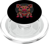Mexican Aztec Maya Pig Mitologia Opere d'arte indigene PopSockets PopGrip per MagSafe
