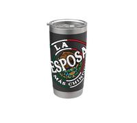 Mexican Chingon Saying Souvenir Slang Sarcastic Chingona Bicchiere termico in acciaio inox doppia parete