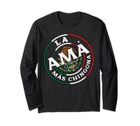 Mexican Chingon Saying Souvenir Slang Sarcastic Chingona Maglia a Manica