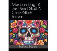 Mexican Day of the Dead Skull 6 Cross-Stitch Pattern
