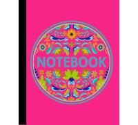 MEXICAN FOLK ART WIDE RULED LINED COMPOSITION NOTEBOOK JOURNAL