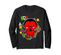 Mexican Hispanic Siesta Pride Souvenir Mexico Latinx Maglia a Manica