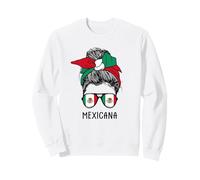 Mexican Mexicana Girl Mexican Heritage Mexico Flag Felpa