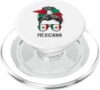 Mexican Mexicana Girl Mexican Heritage Mexico Flag PopSockets PopGrip per MagSafe