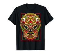 Mexican Pride Lucha Libre Wrestling Masks Raices De México Maglietta