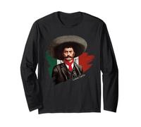 Mexican Revolution Emiliano Zapata camicie da uomo Maglia a Manica