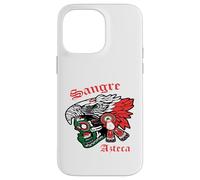 Mexican Sangre Azteca Warrior Skull Mask Mexico Native Custodia per iPhone 14 Pro Max