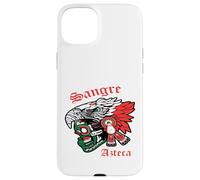 Mexican Sangre Azteca Warrior Skull Mask Mexico Native Custodia per iPhone 15 Plus