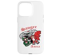 Mexican Sangre Azteca Warrior Skull Mask Mexico Native Custodia per iPhone 15 Pro Max
