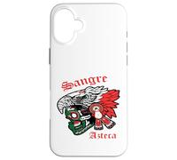 Mexican Sangre Azteca Warrior Skull Mask Mexico Native Custodia per iPhone 16 Plus