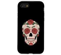 Mexican Sugar Skull Dia De Los Muertos Giorno Dei Morti Custodia per iPhone SE (2020) / 7 / 8