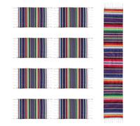 Mexican Table Runner with Place Mats,Mexican Assorted Mats Wedding Dec