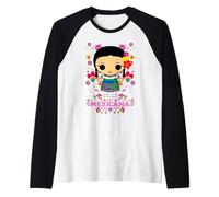 Mexicana Muñequitas Mexican Womens Doll Lele María Mazahua Maglia con Maniche Raglan