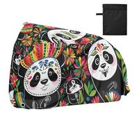Mexico Cinco De Mayo Pandas Vivid Color Impermeabile Outdoor Bike Cover con Fori di Bloccaggio Interno Esterno Storage Moto Copertura Adatto per la maggior parte forro para moto