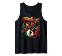Mexico Flag Mexican Hispanic Siesta Pride Viva México Women Canotta