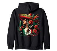 Mexico Flag Mexican Hispanic Siesta Pride Viva México Women Felpa con Cappuccio